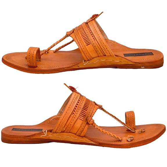 Featuring a contemporary design and the highest-quality leather, the chappals are perfect for any occasion. Kolhapuri chappals.