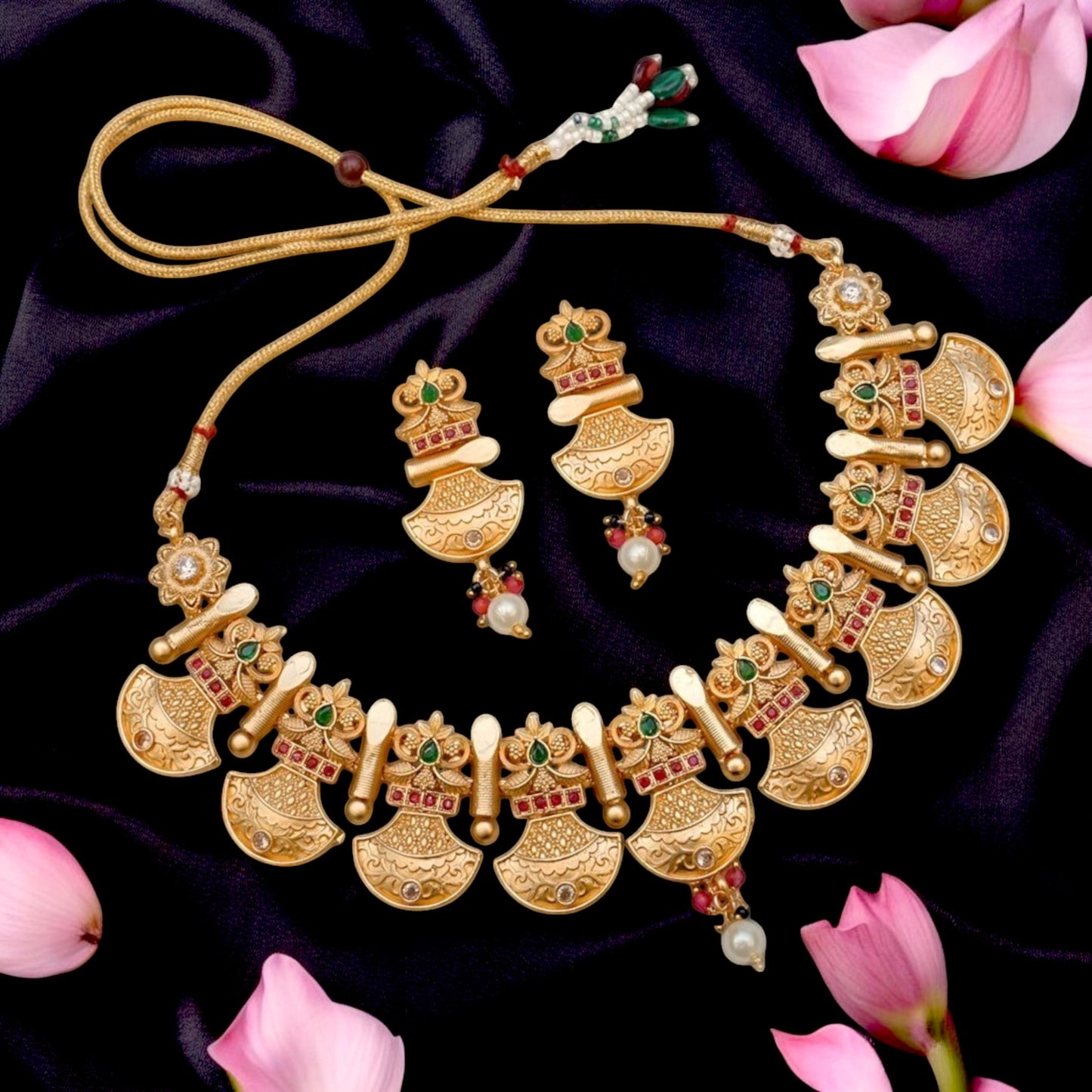 Rajwadi Gold Plated Necklaces That Make a Statement