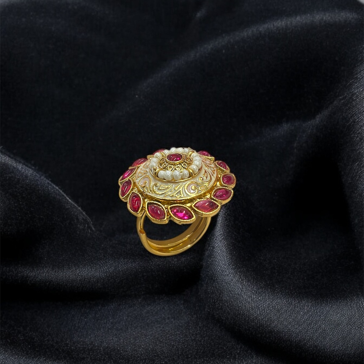 Elegant Gold Plated Adjustable Rings for Women – Timeless Fashion Jewelry