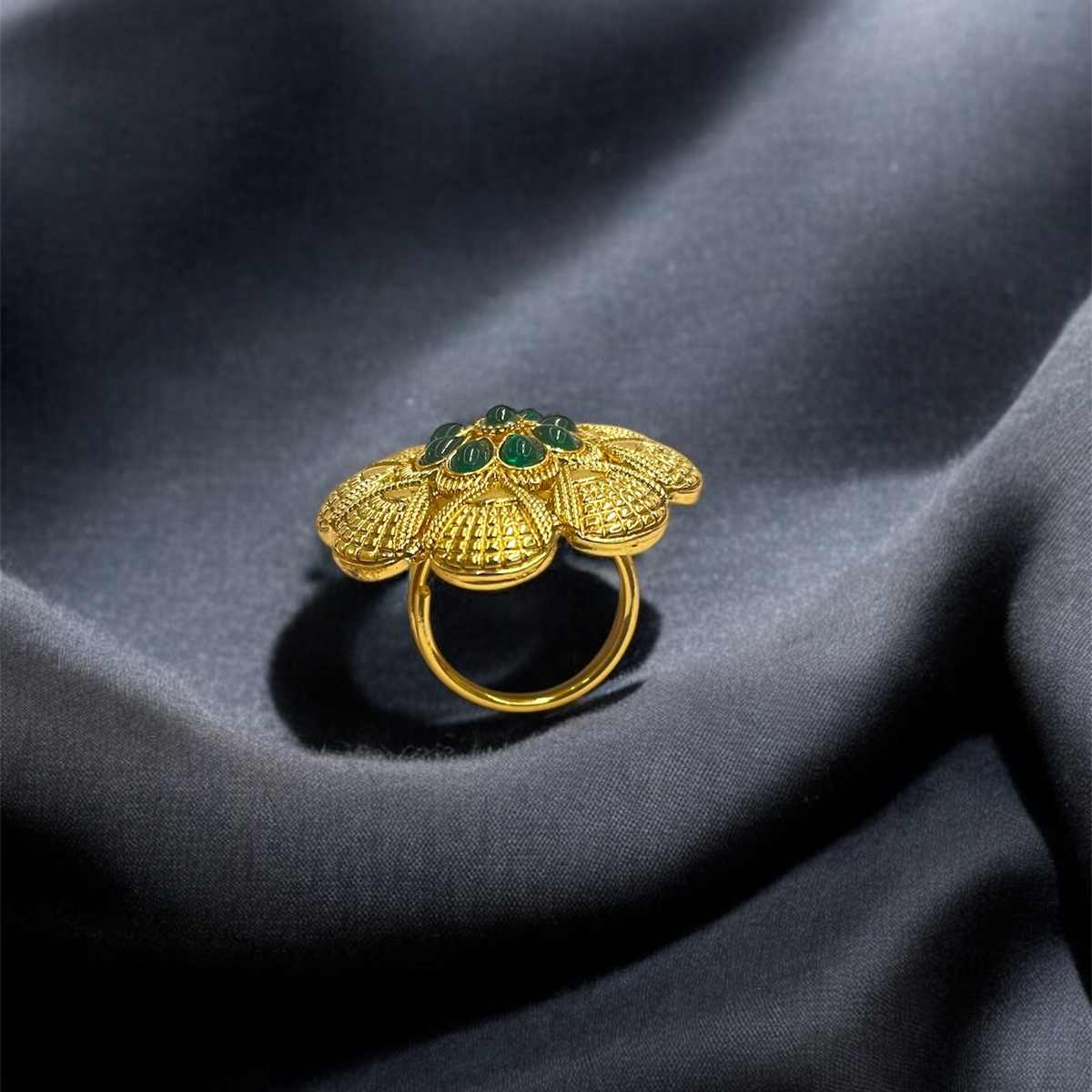 Adjustable Gold Plated Finger Rings for Women – Stylish and Comfortable