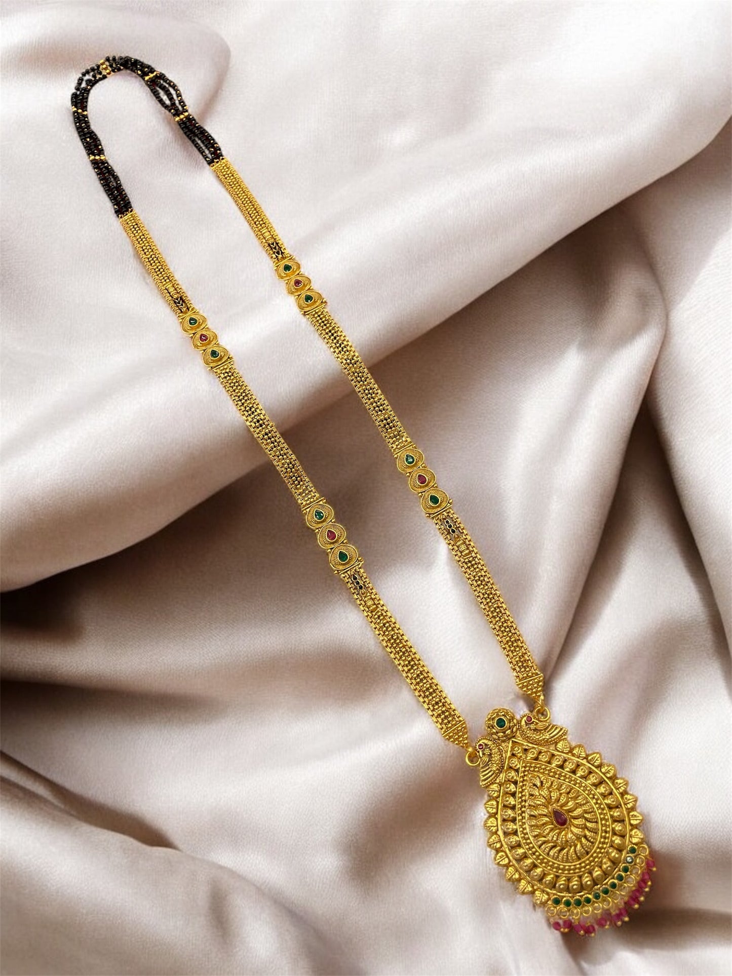 Designer Matte Patti Mangalsutra