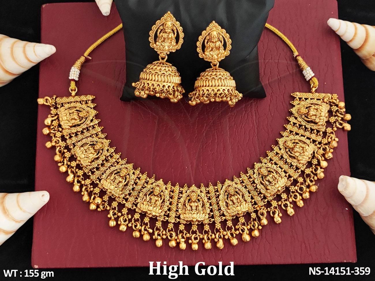Classic design makes it a timeless piece sure to be a hit at any event. Temple Jewellery