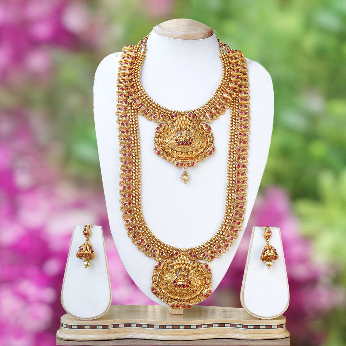 Laxmi Design Maroon Color Haram Set