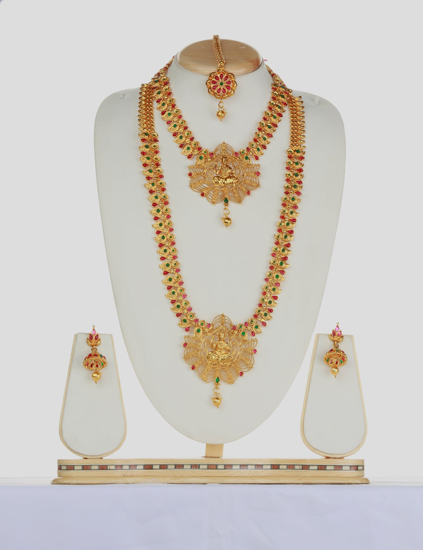 Multicolor Laxmi Design Haram Set For Women