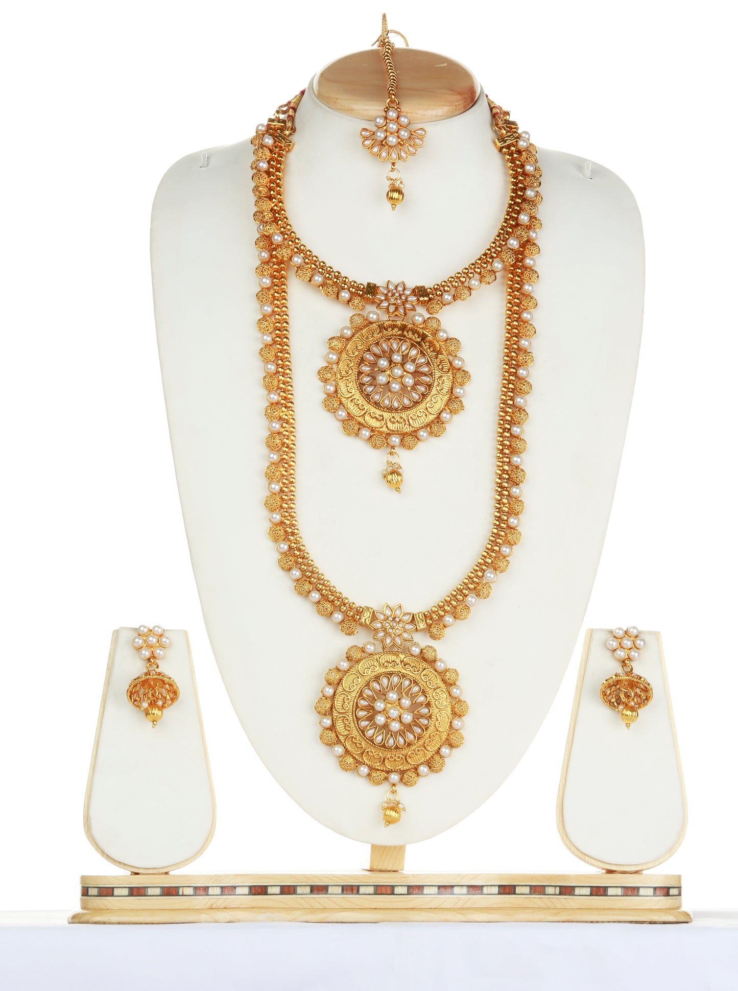 White Color Haram Set For Women