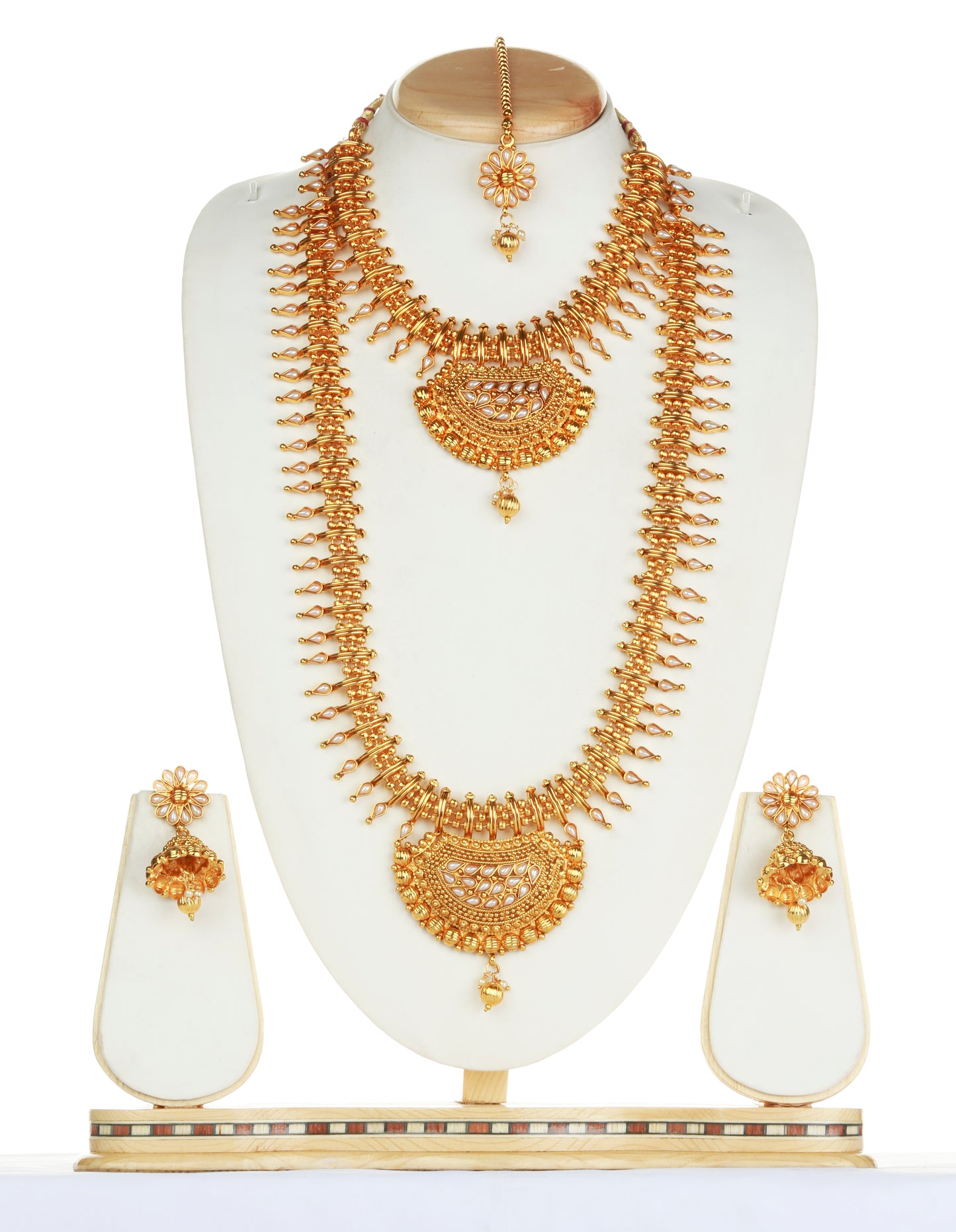 Classy Design White Color Haram Set For Women