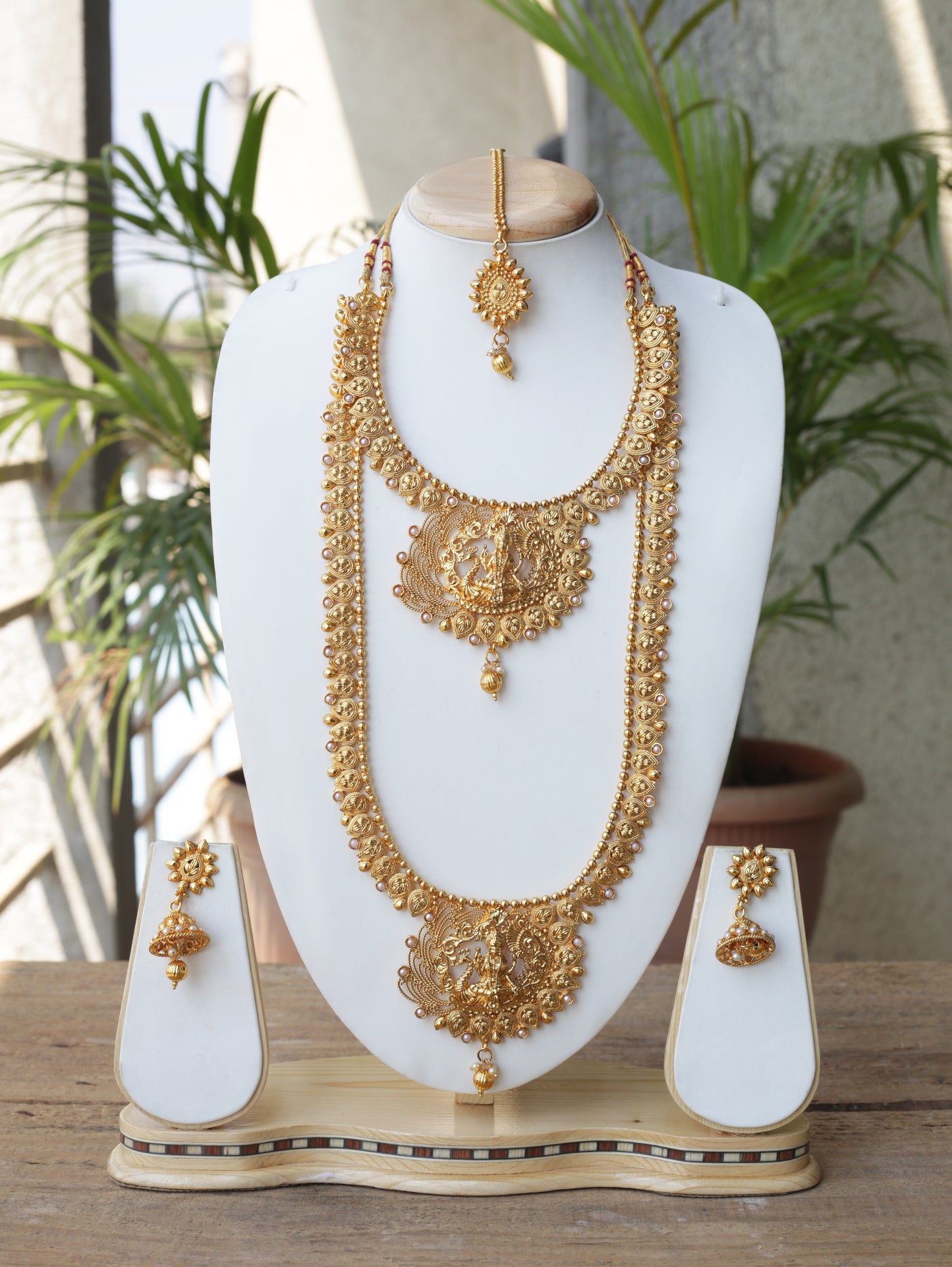 Laxmi Design White Color Haram Set For Women