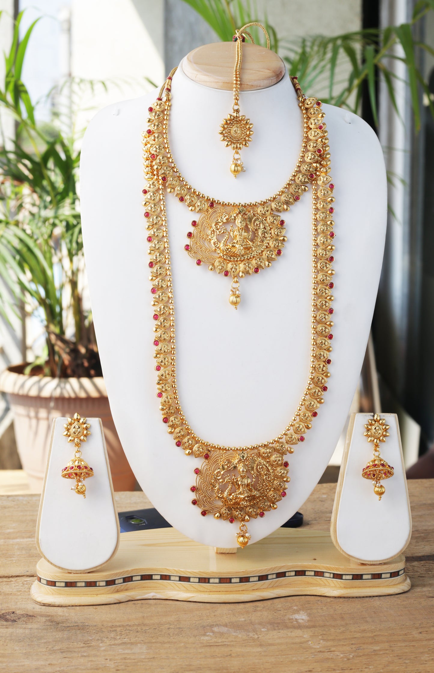 Laxmi Design Maroon Color Haram Set