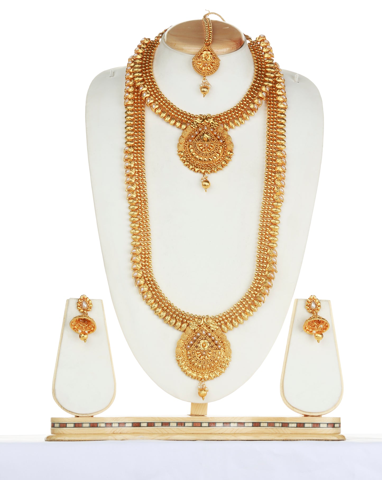 Traditional White Color Haram Set