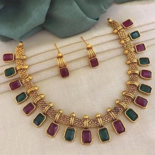 Copper Gold-plated Jewel Set