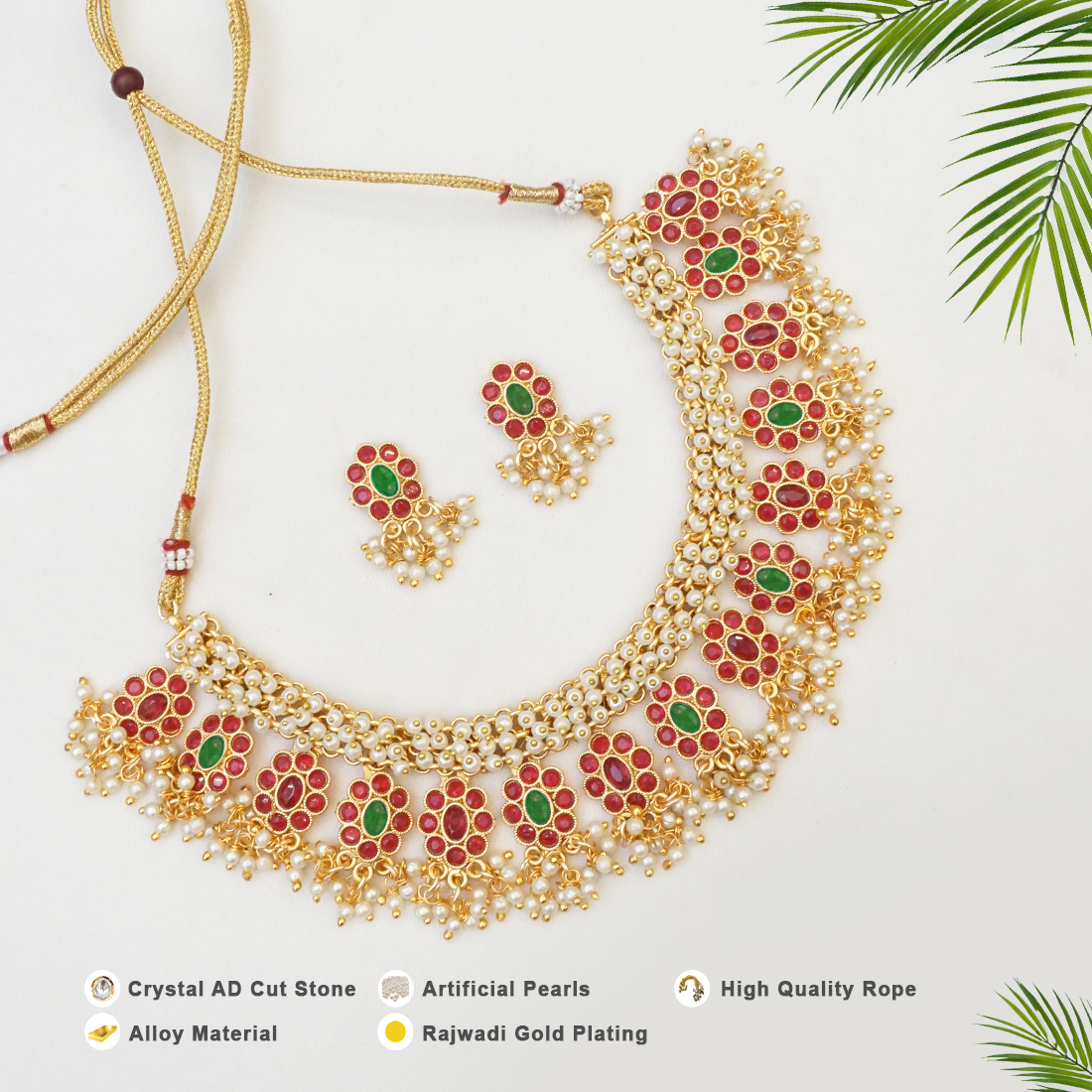 Rajwadi best sale imitation jewellery