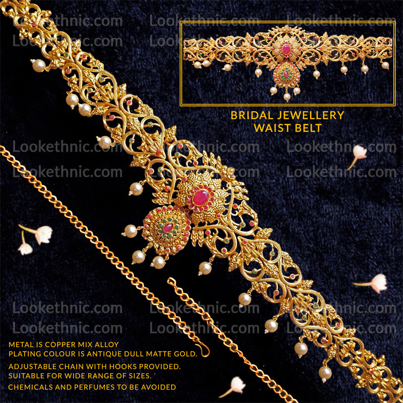 Traditional Matte Finished Kamarpatta For Women