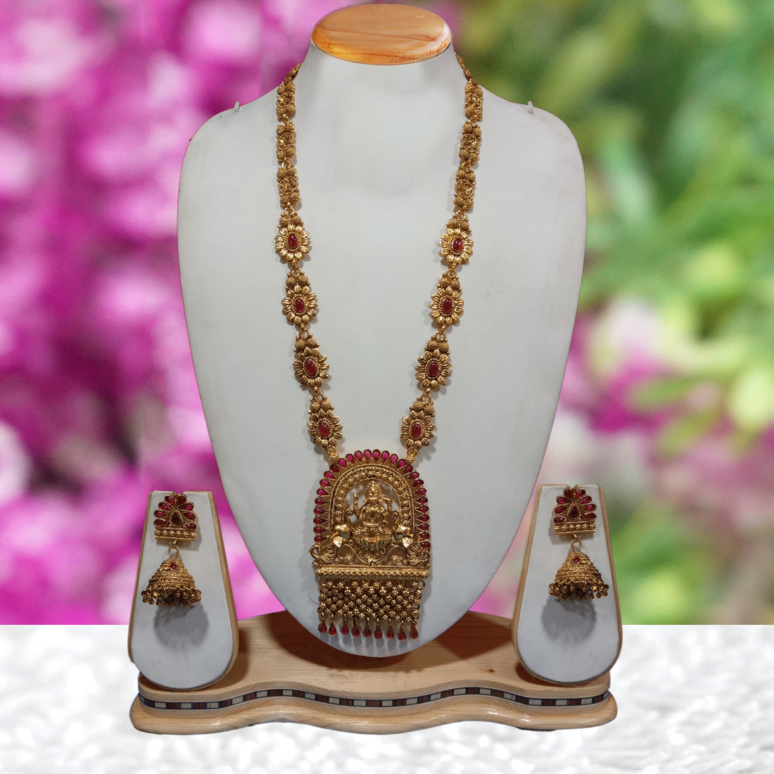 Jhalar Laxmi design Long Necklace