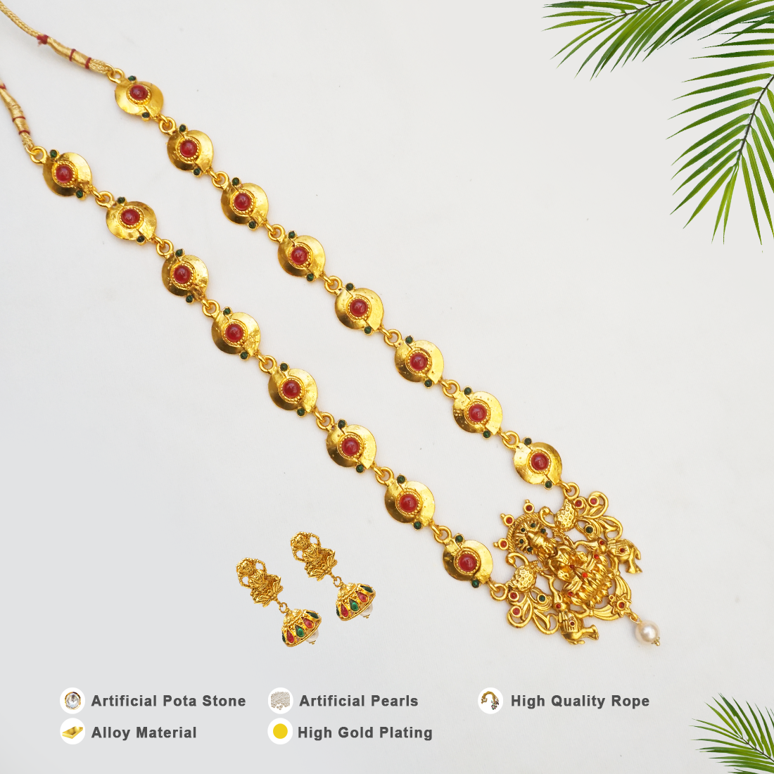 Traditional Antique Gold Plated Choker Set