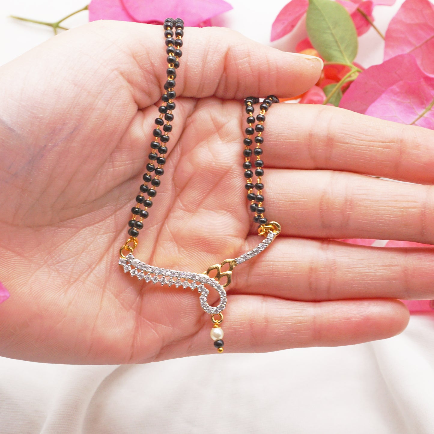 Designer AD Mangalsutra For Women