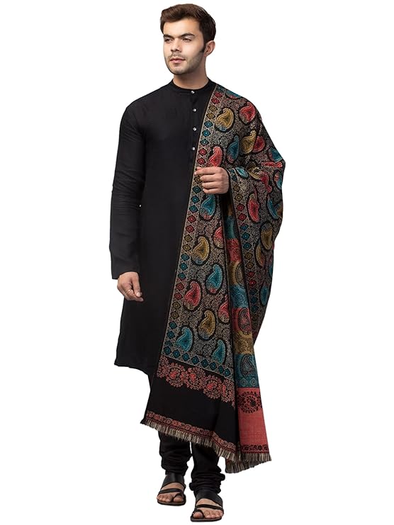 Weaving threads together into intricate patterns, this shawl is a stunning addition to any wardrobe.  Jamawar shawl