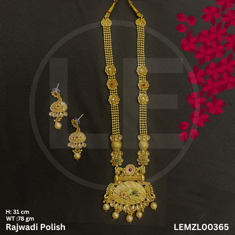 Elevate your style with our Antique Jewelry Long Necklace Set.