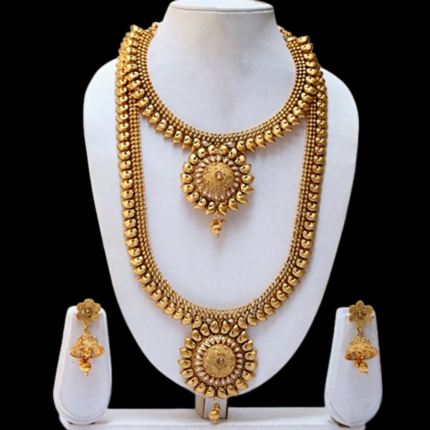 Chakri Design White Color Haram Set For Women