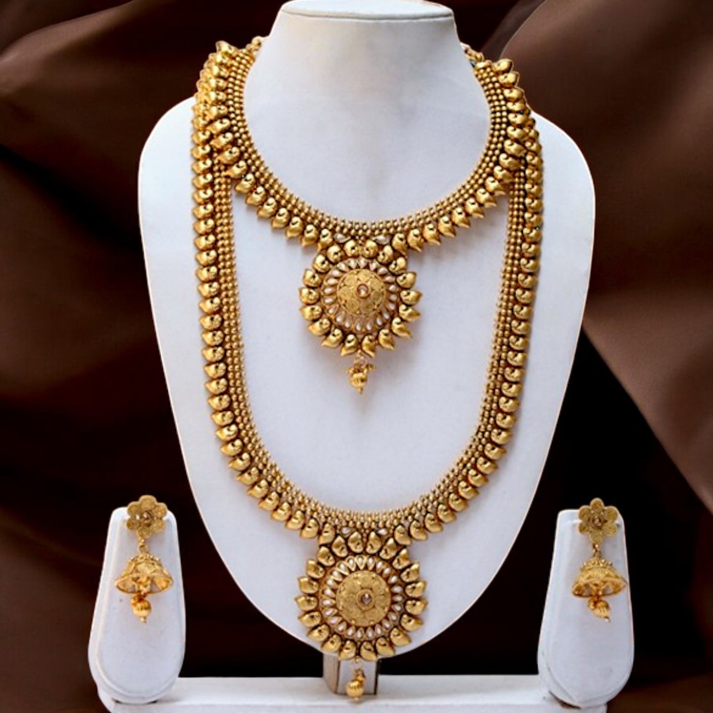 Chakri Design White Color Haram Set For Women
