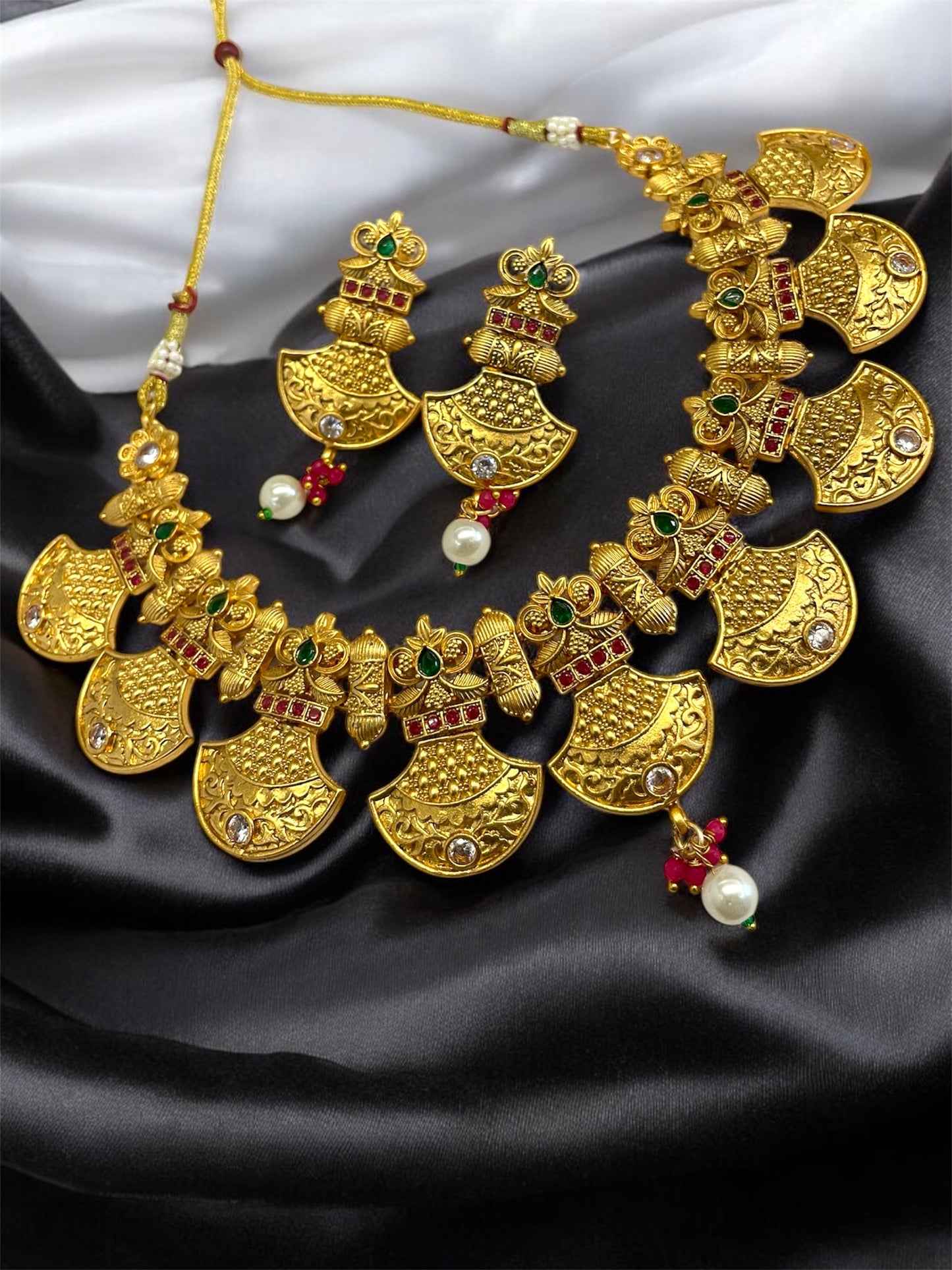 Rajwadi Gold Plated Necklaces That Make a Statement