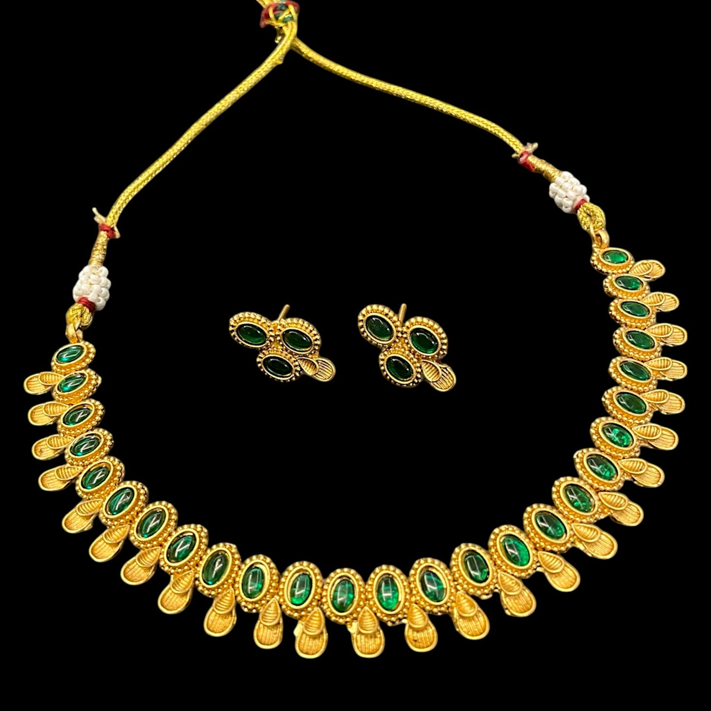 Elevate your style with our Antique Godly Figures Inspired Ethnic Necklace Set.
