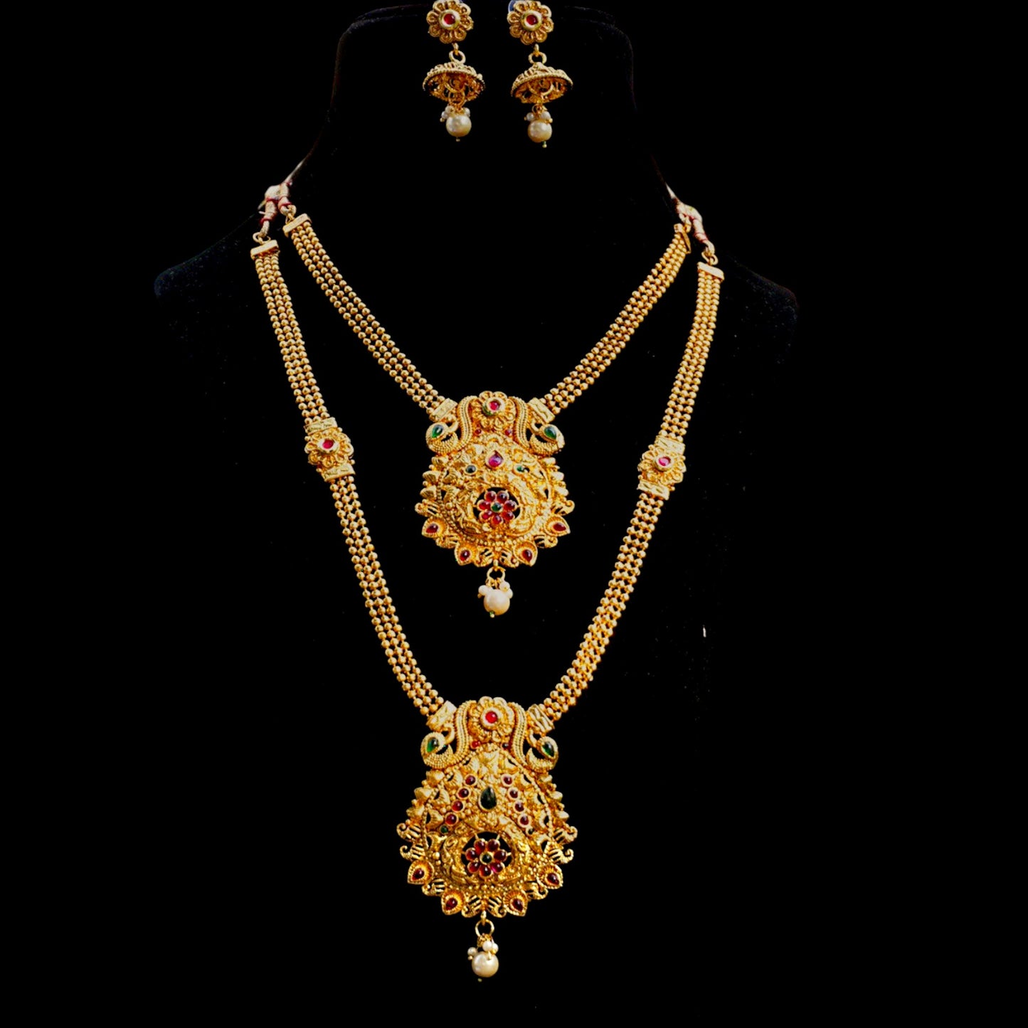 Smarty Green Maroon Haram Set