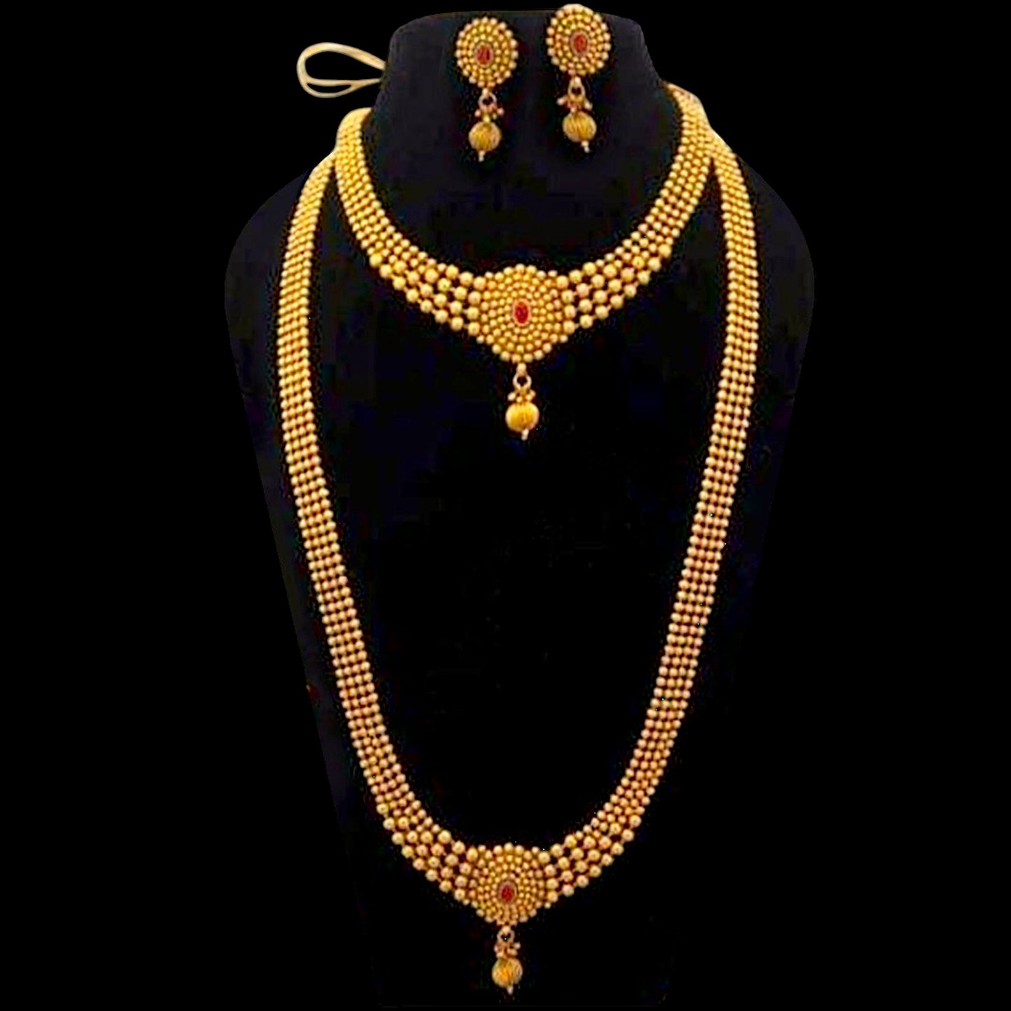 Awesome Gold Plated Haram Set For Women