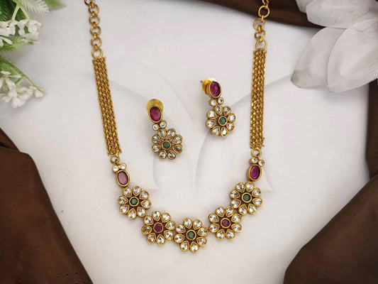 kemp necklace set is a luxurious statement piece that will elevate any look.