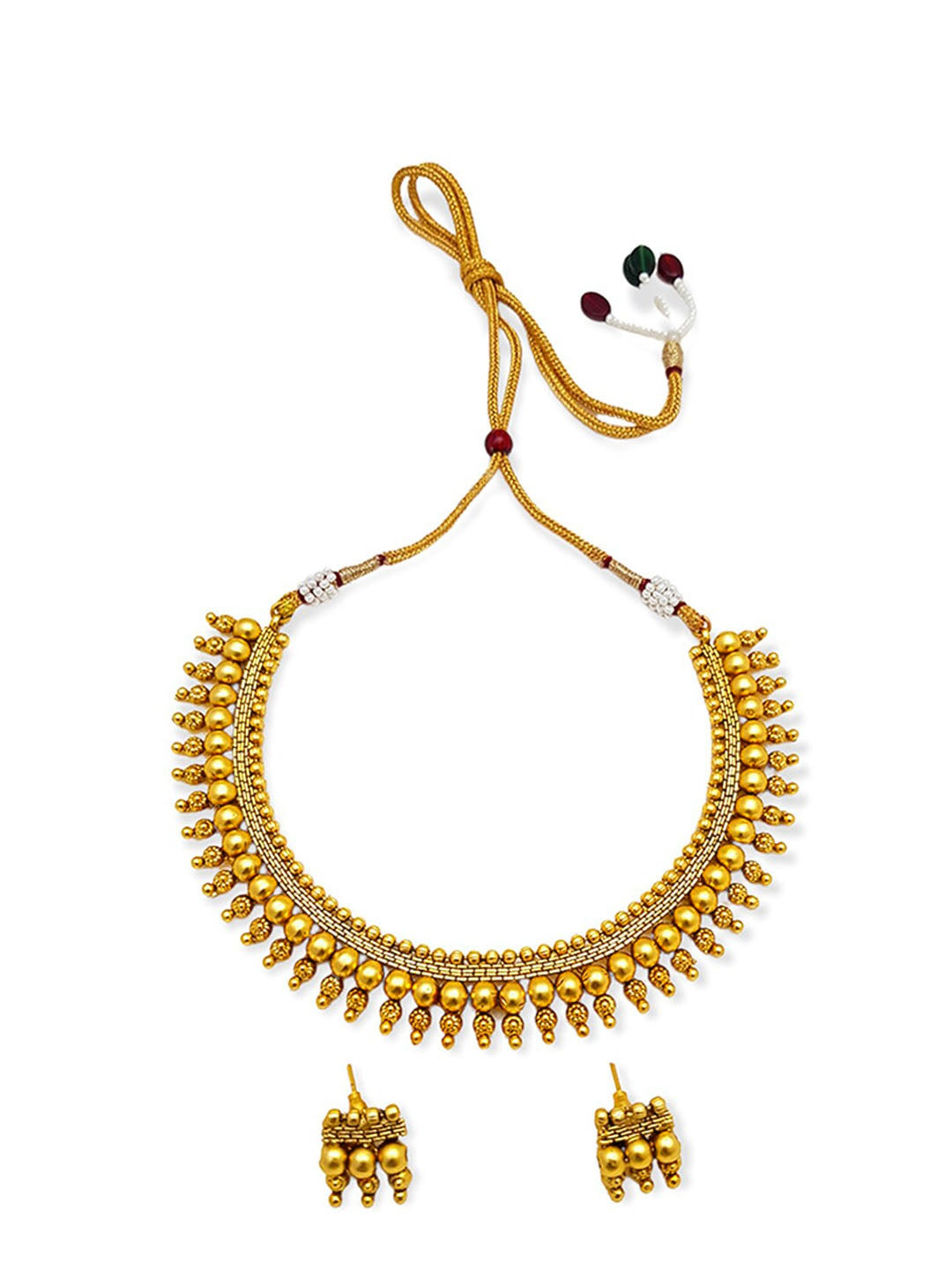 Short Necklace Set With Earring