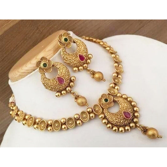 Chandbali Necklace and Earring Set