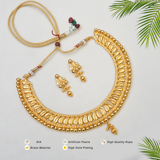Experience the Perfect Blend of Tradition and Style with Our Rajwadi Gold Plated Necklaces