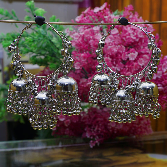 Oxidized Earring