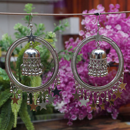 Oxidized Earring