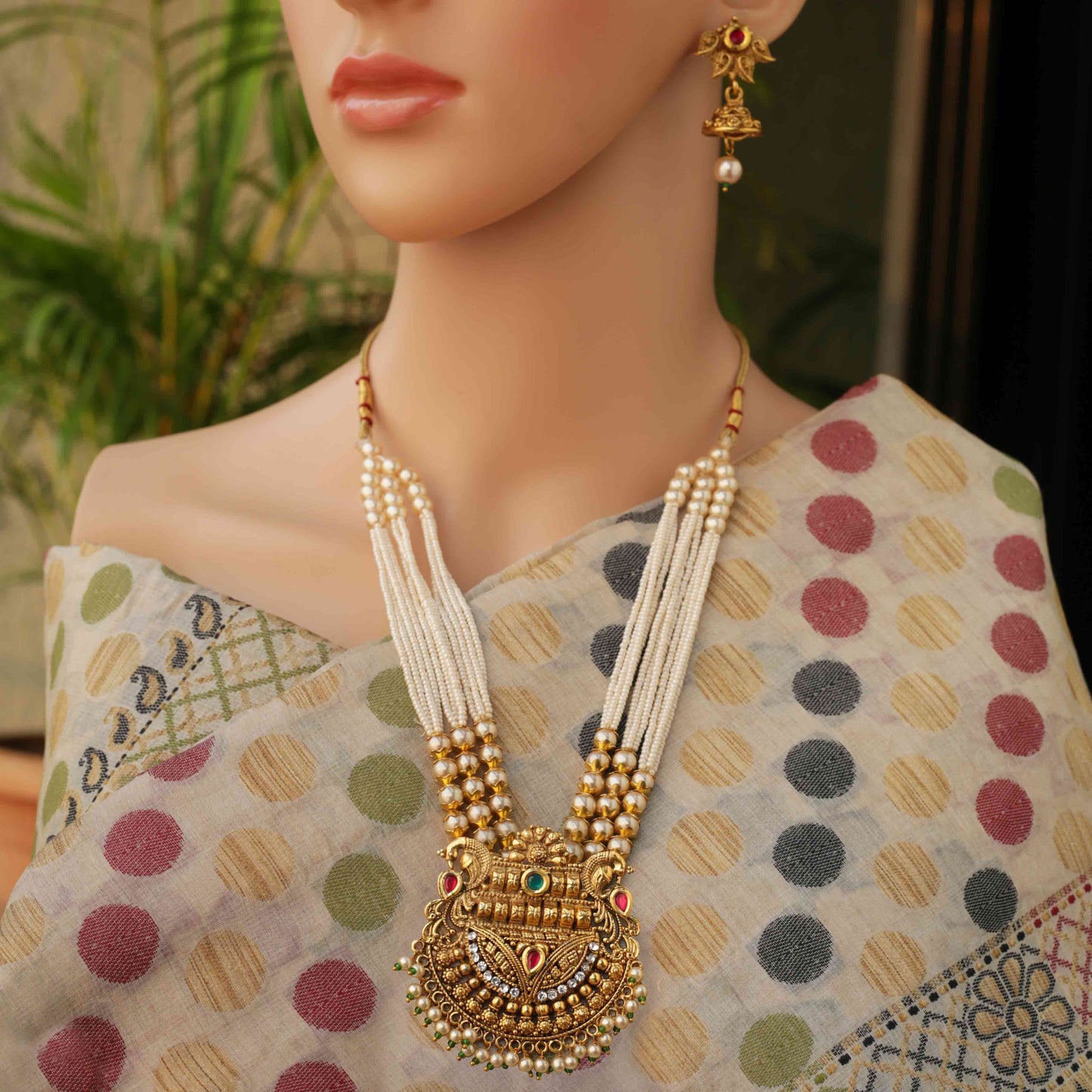Kediya Design Multicolor Necklace Set