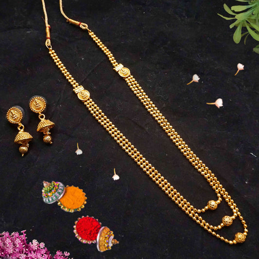 Smarty Laxmi Design Mala Necklace Set