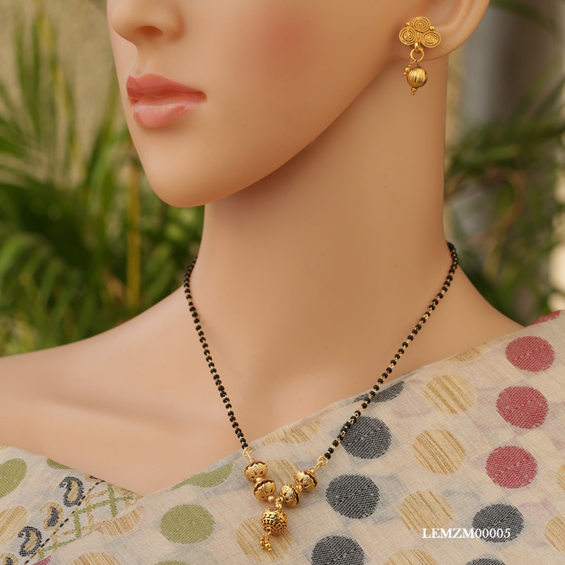 Traditional Simple Look Gold Chain Artificial Mangalsutra