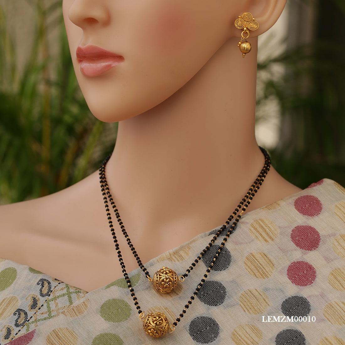 Stylish Double Gold Artificial Mangalsutra